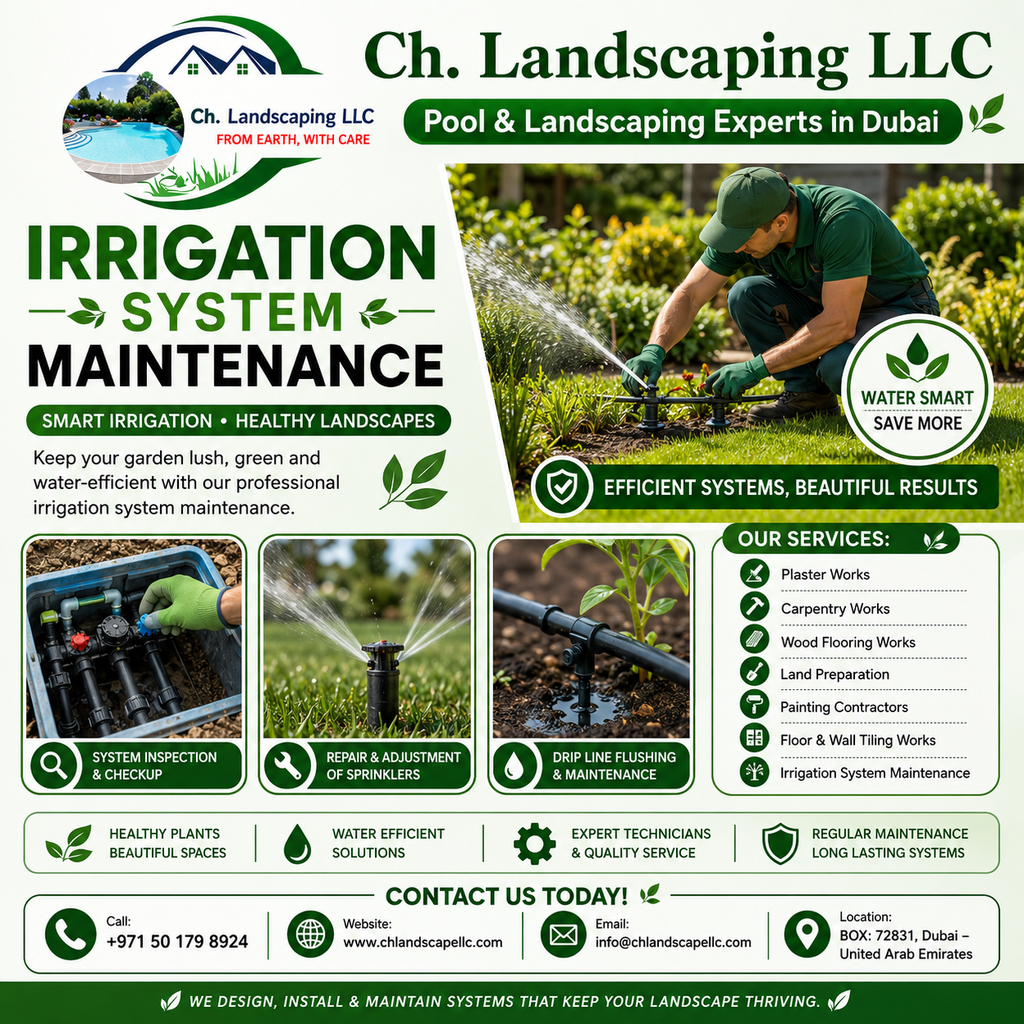 irrigation system maintenance