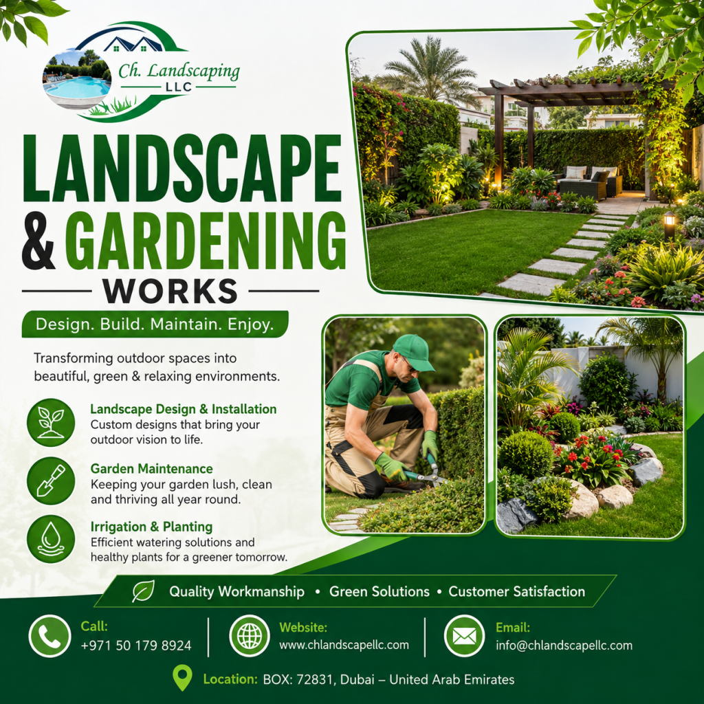 landscape & gardening works
