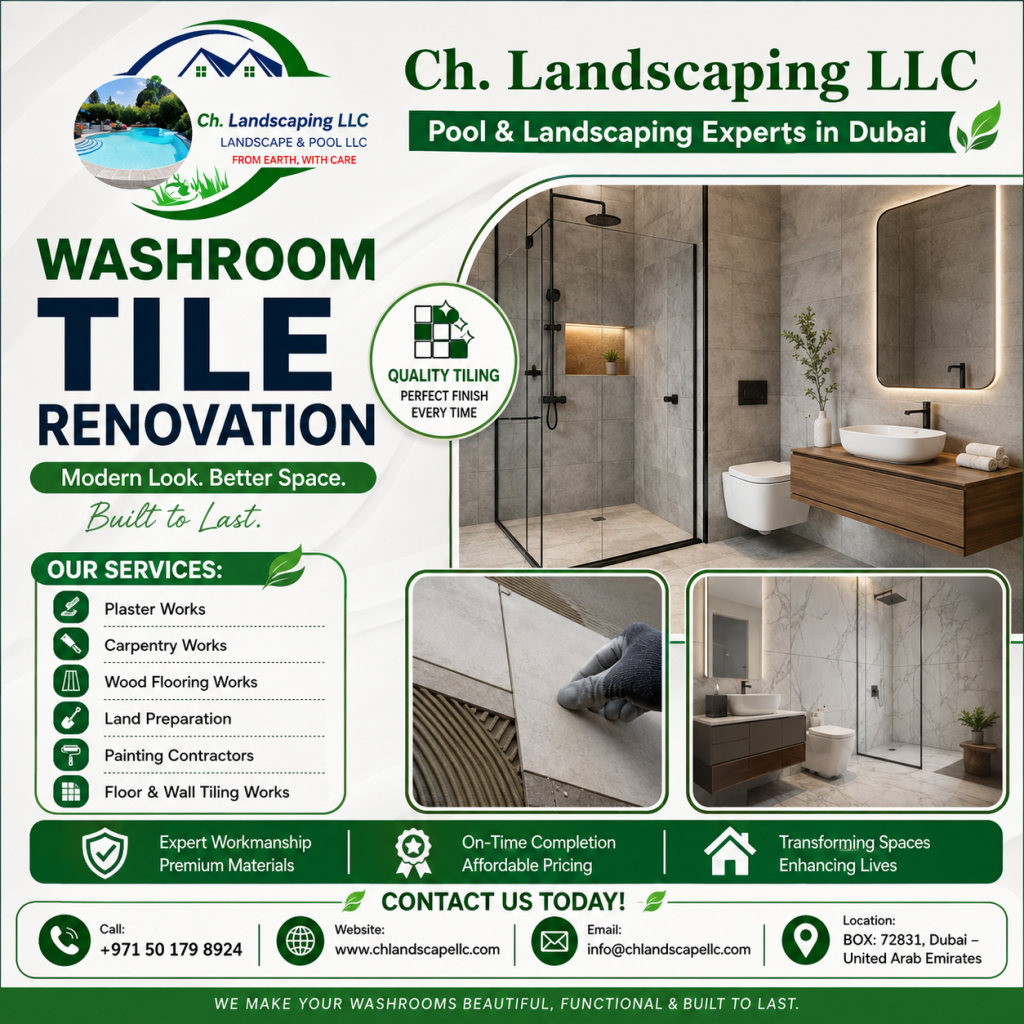 washroom tile renovation