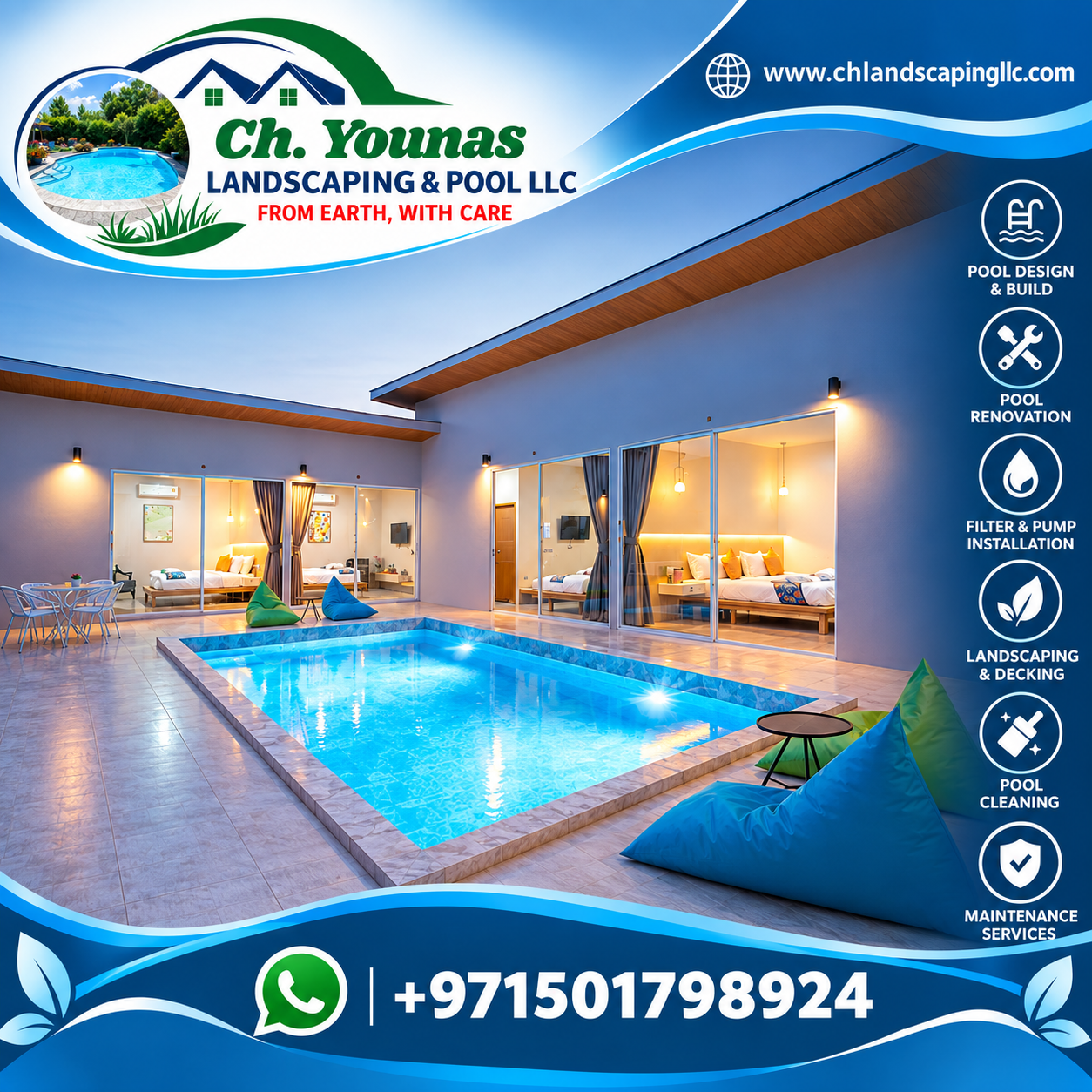 pool cleaning services in dubai damac hills